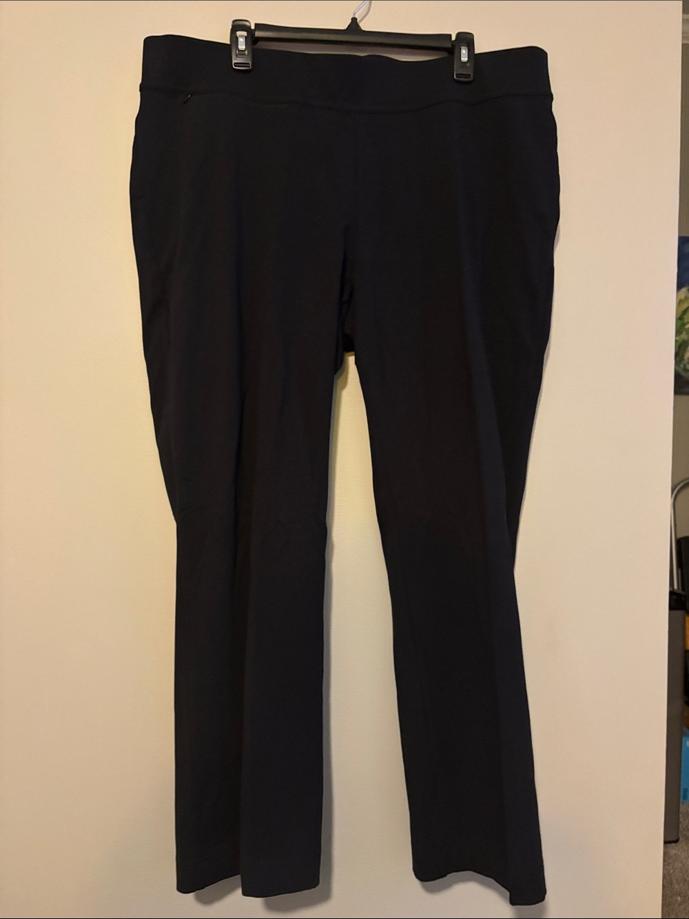 Lands' End Women's Straight-Leg Black Pants